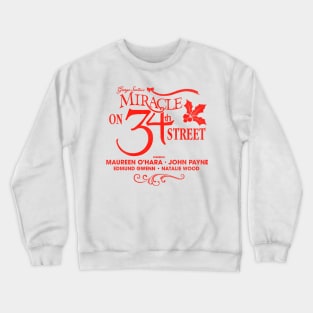 Miracle On 34th Street Movie Title Crewneck Sweatshirt